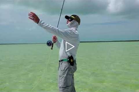 The Ready Position for saltwater fly fishing