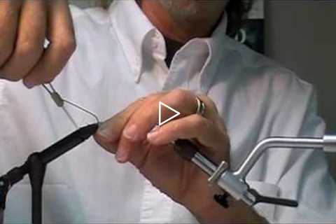 Fly tying video: Making trailing hooks for leech patterns