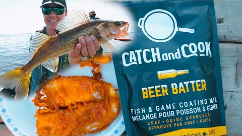 Beer Batter Fish! Walleye Catch And Cook