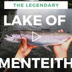 LAKE OF MENTEITH - Dry Fly Fishing In The Rain!