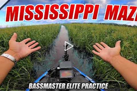 SOLVING The Mississippi Maze! - Bassmaster Elite Mississippi River (PRACTICE) - UFB S2 E41