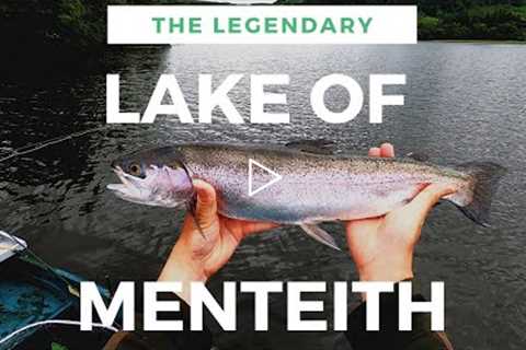 LAKE OF MENTEITH - Dry Fly Fishing In The Rain!