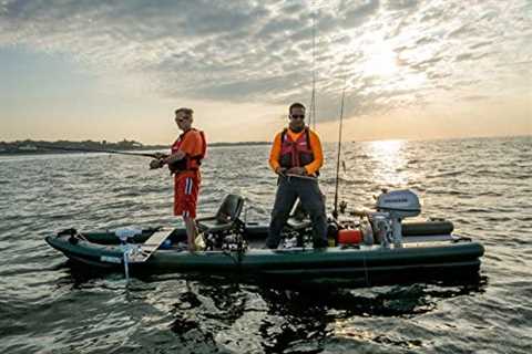 Sea Eagle FSK16 FishSkiff™16 Inflatable Frameless Fishing Boat 2 Person Swivel Seat Package