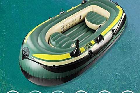QLSQ Inflatable Boat Inflatable Boat Thickened Inflatable Boat PVC Kayak Fishing Boat Inflatable..