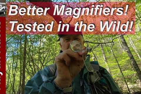 Wearable Fishing Magnifying Glass for Tying on Small Flies or Lures