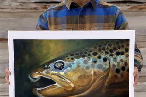 George Hill Releases New Brown Trout Print