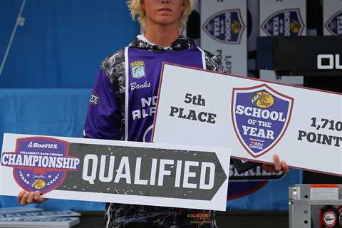 First ACA Event of the Season Awards 10 Automatic Qualification Spots to the 2024 Collegiate Bass..