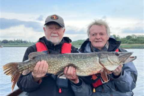 First time fishing In Ireland for Belgium and French pair.